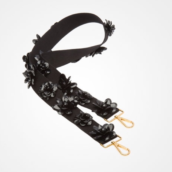 Prada♥️NEW♥️Flower Charm leather strap For handbag - Picture 4 of 8